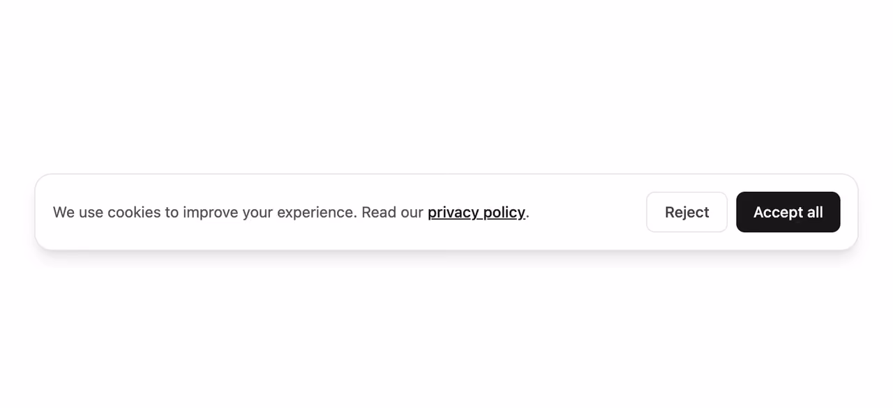 Cookie consent 미리보기